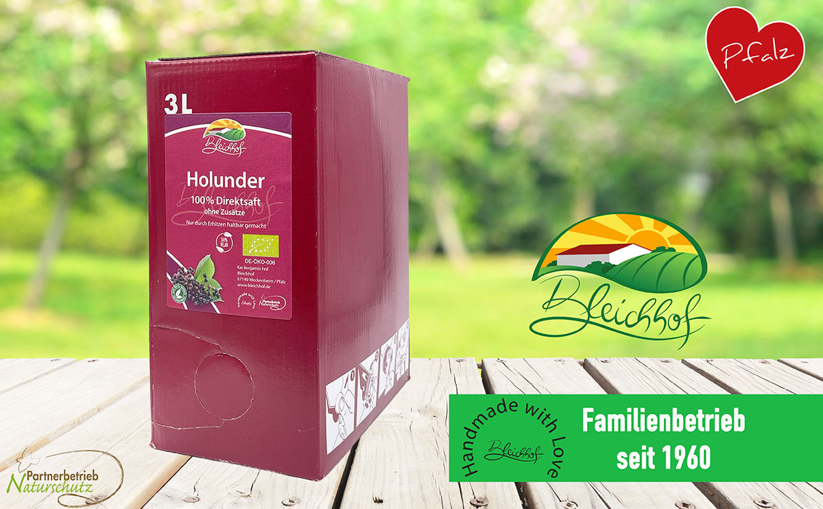 Bleichhof Holundersaft - Bag in box (1x 3l)